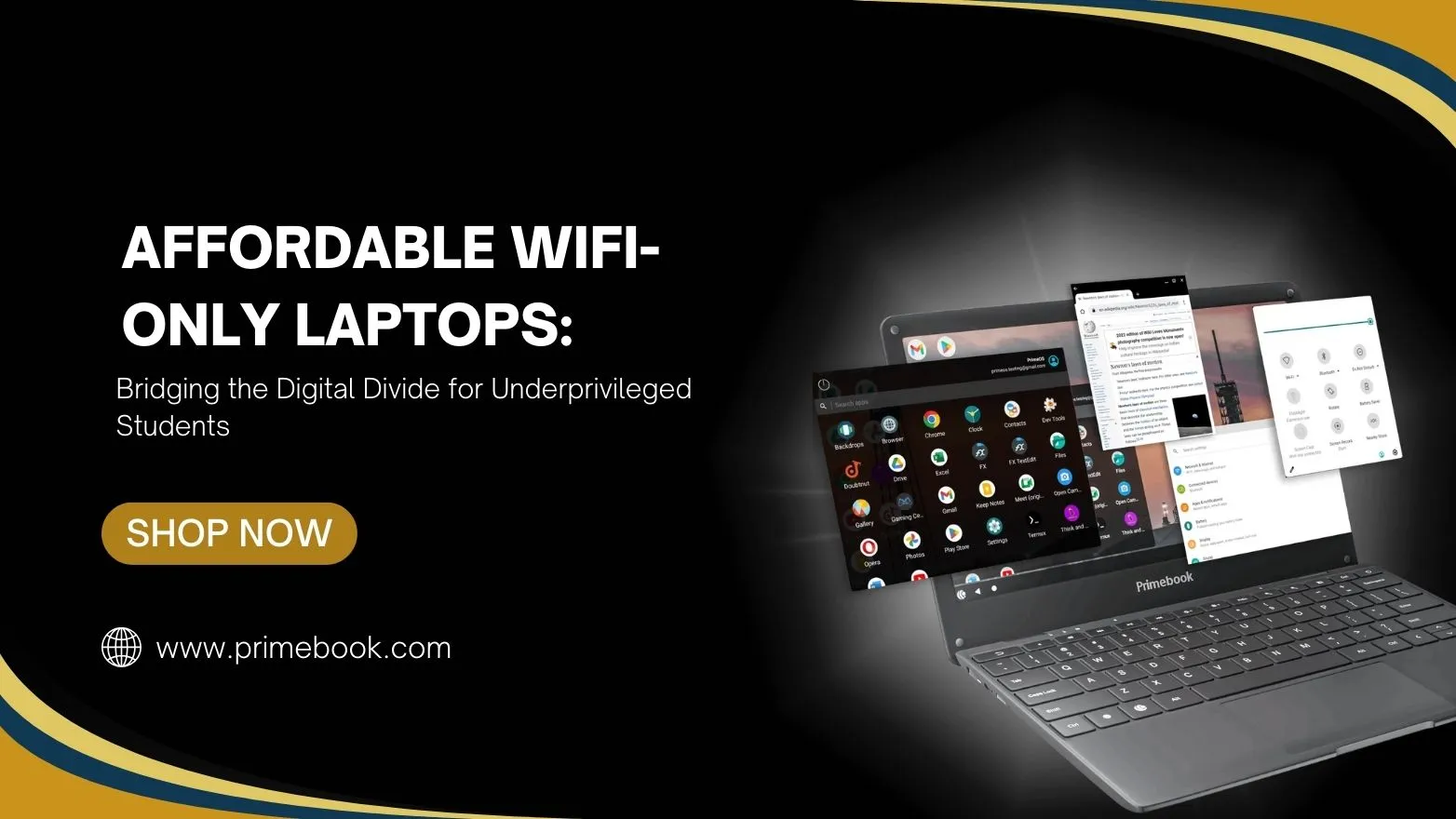 Affordable WiFi-Only Laptops: Bridging the Digital Divide for Underprivileged Students