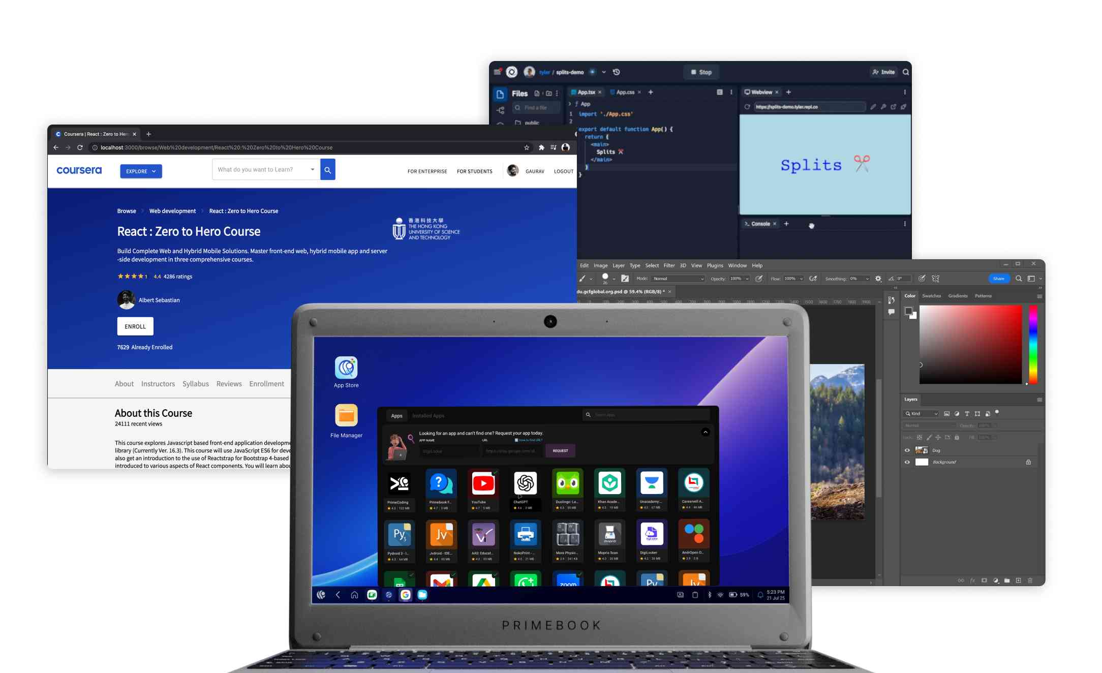 Android-Based Learning Laptop - Primebook