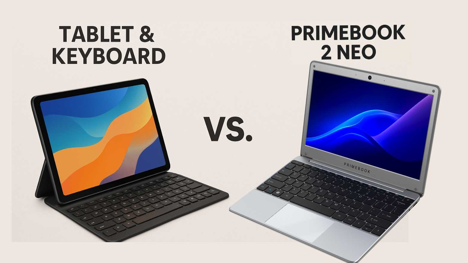 Tablet & Keyboard Vs. Primebook 2 Neo