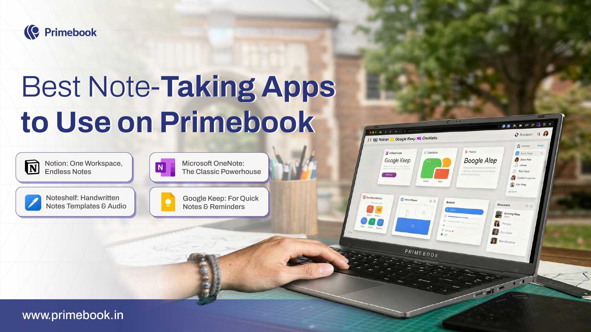Best Note-Taking Apps to Use on Primebook