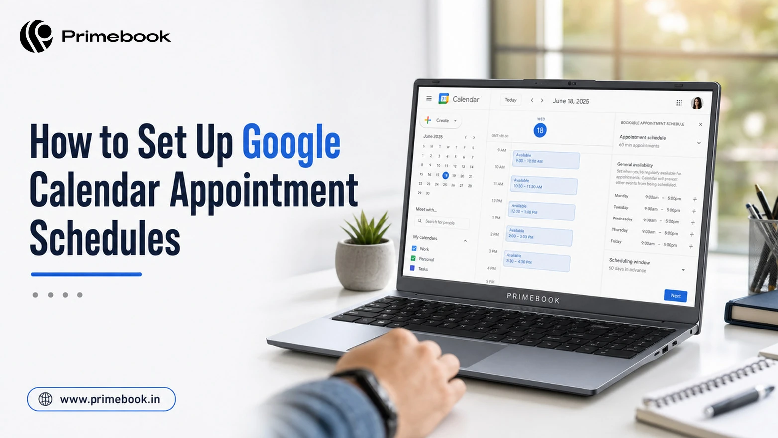 How to Set Up Google Calendar Appointment Schedules