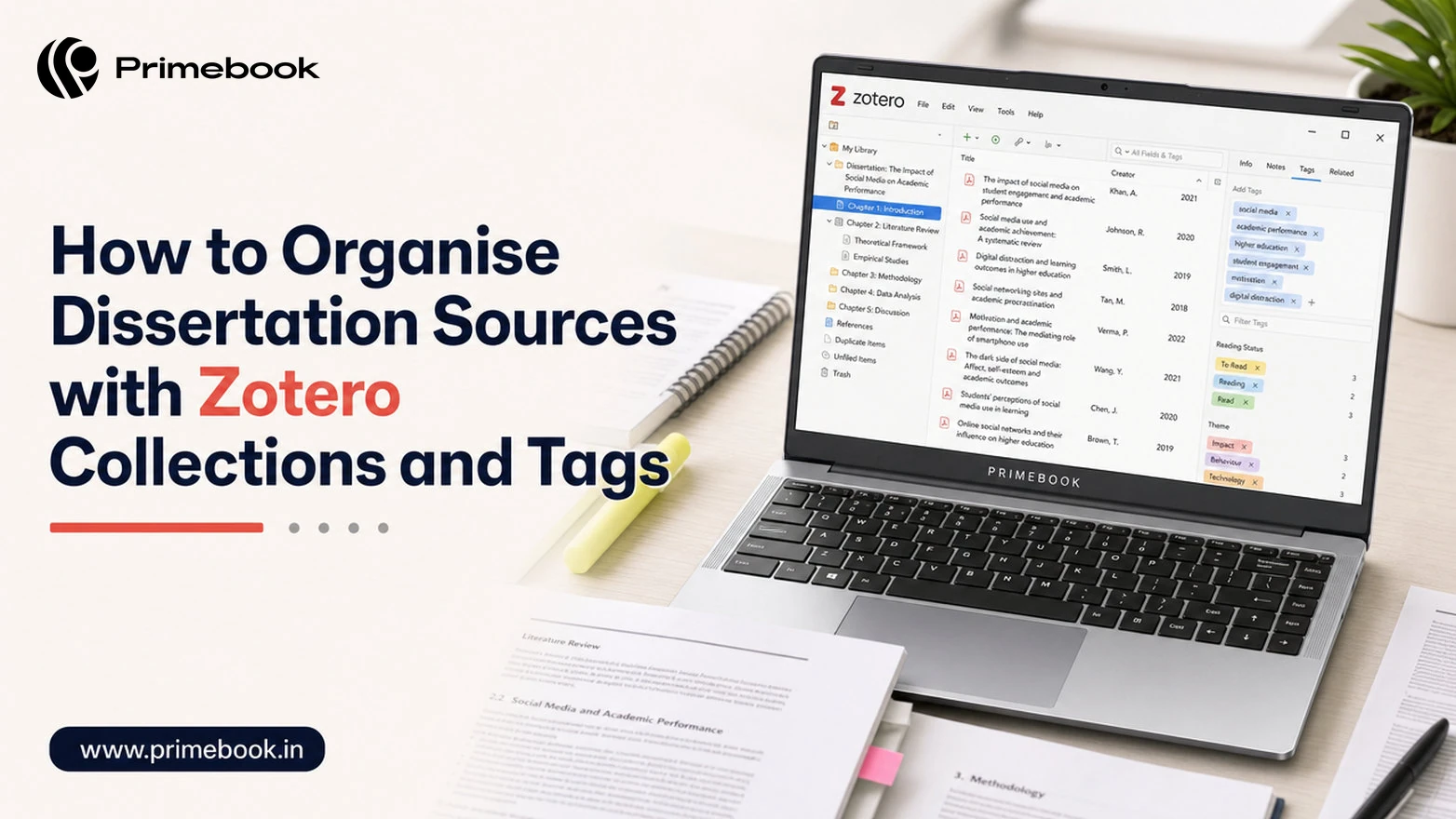 How to Organise Dissertation Sources with Zotero Collections and Tags?